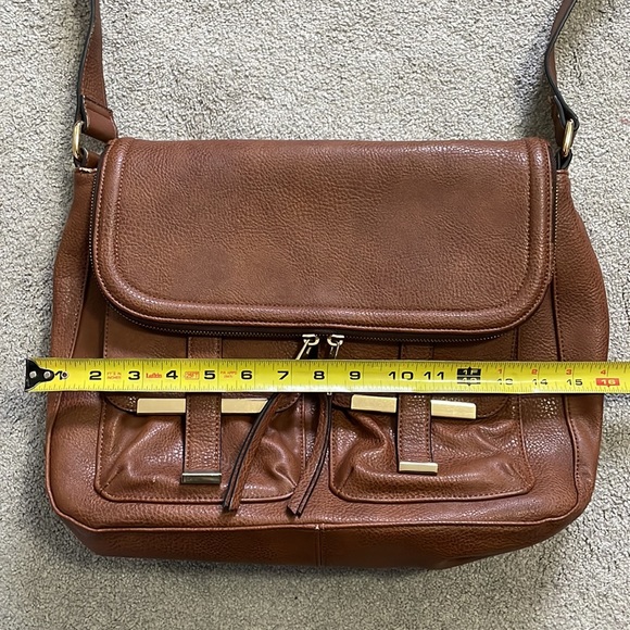 Aldo brown faux leather book bag - Picture 7 of 8